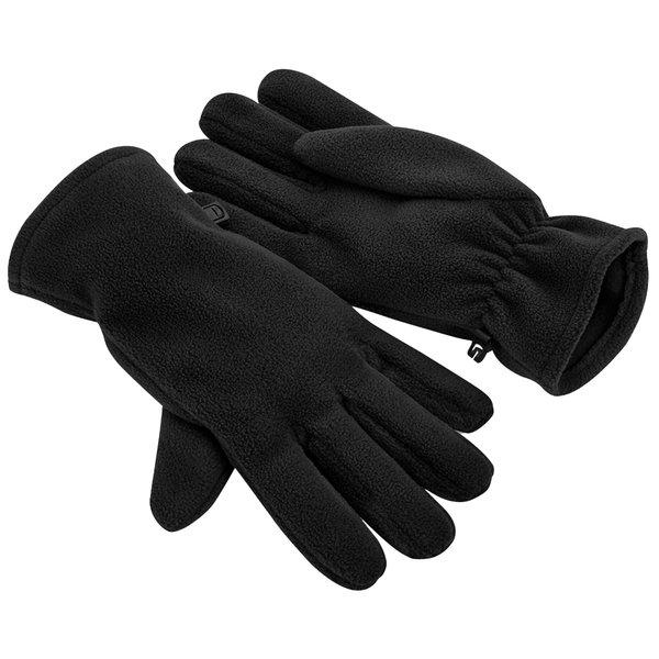 Image of Handschuhe, Fleece Recyceltes Material Damen Schwarz L/XL