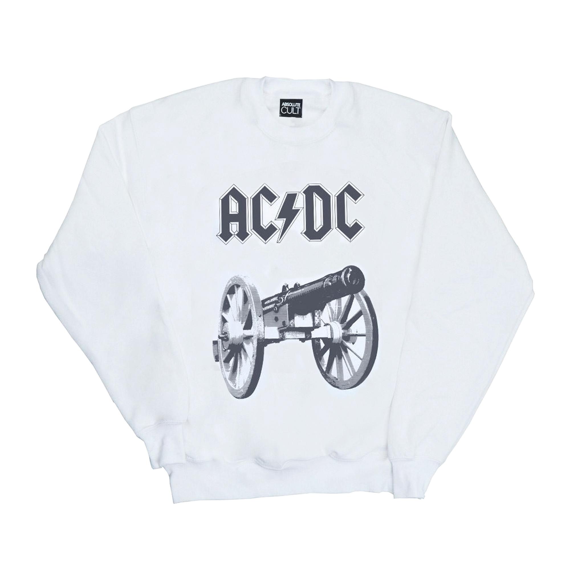 Image of Acdc For Those About To Rock Sweatshirt Damen Weiss L