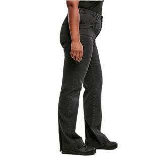 URBAN CLASSICS Jeans Taille Haute Fente Droite  