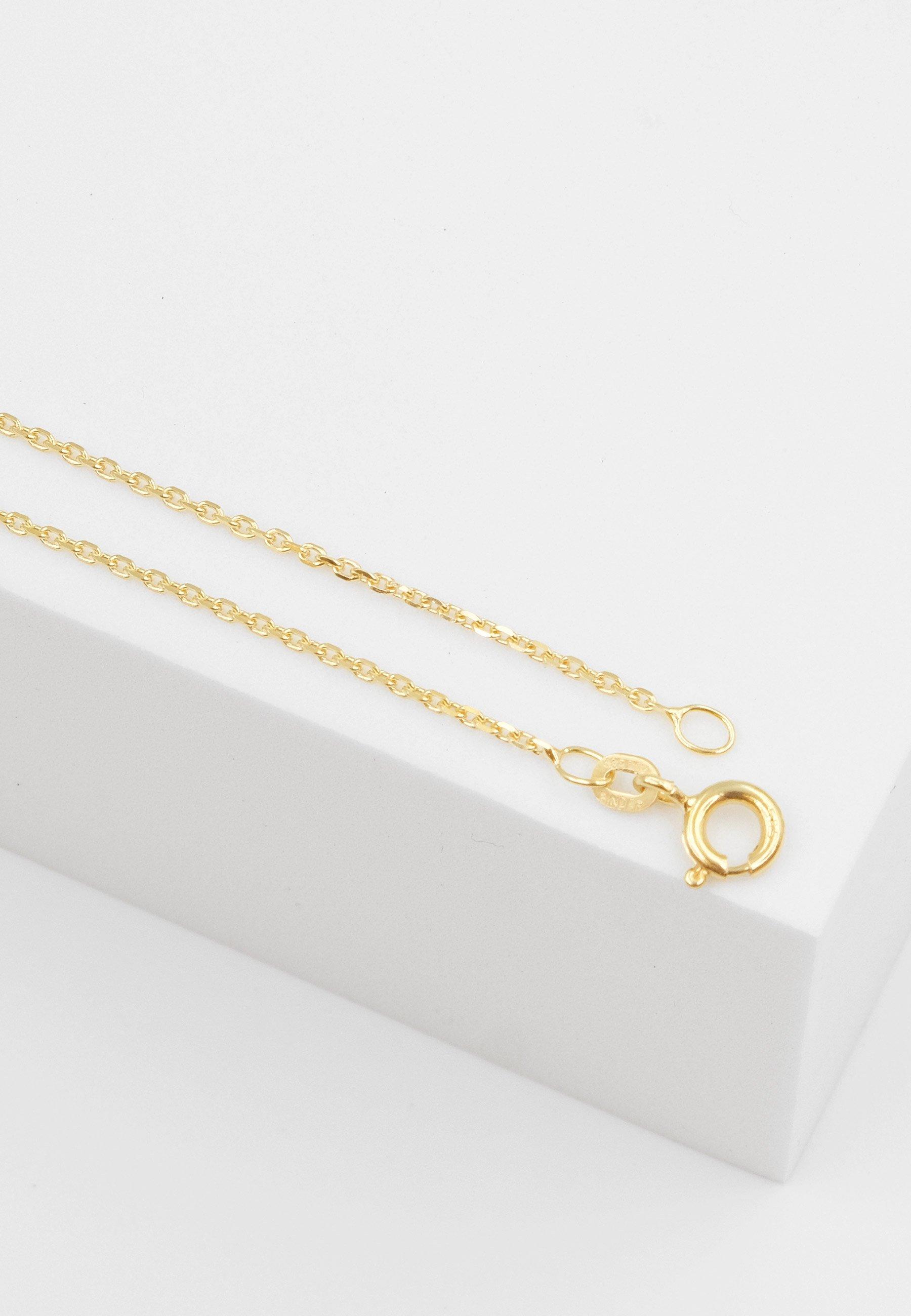 MUAU Schmuck  Collier Anker Gelbgold 585, 1.2mm, 42cm 