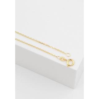 MUAU Schmuck  Collier Anker Gelbgold 585, 1.2mm, 42cm 