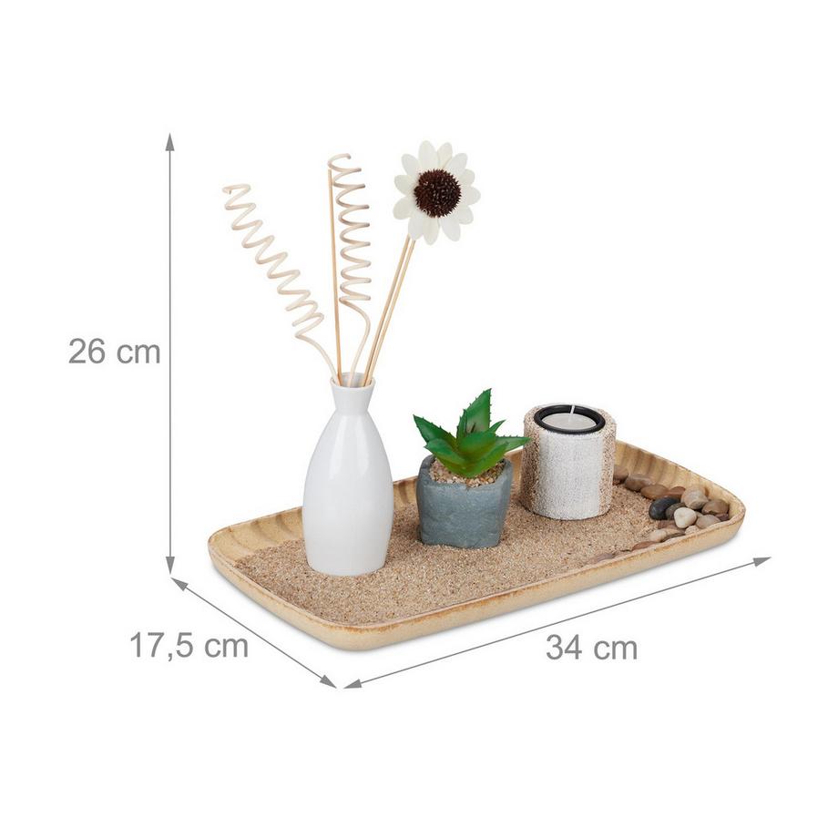 B2X  Ensemble de photophores avec jardin zen 