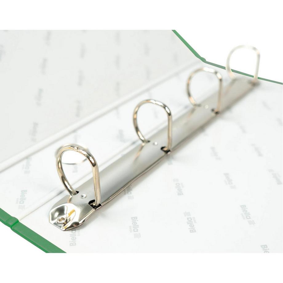 Biella BIELLA Zeigebuch Dinor-Quatro 4cm 126444.30 grün, 4-Ring A4  