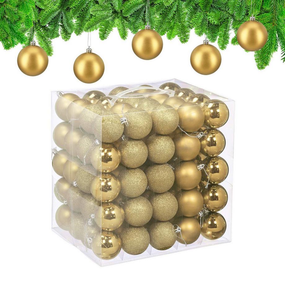 Set di palline per albero di Natale, 100 pezzi
