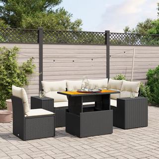 VidaXL set divano da giardino Polirattan  