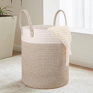 Alopini Panier à linge en coton tissé  