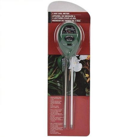 eStore Compteur de sol avec 3 fonctions - humidité, pH, lumière  