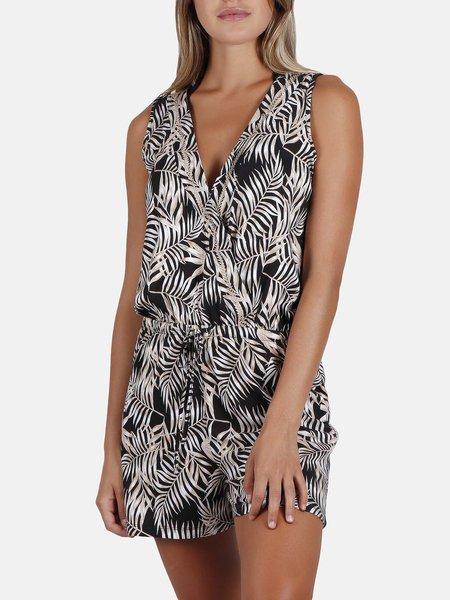 Admas  Playsuit estivo Ethnic Leaves 