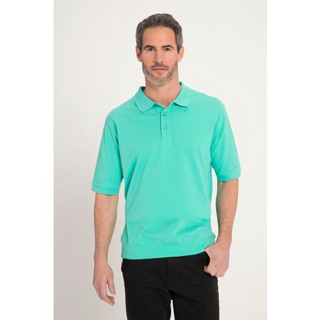 JP1880  Polo Basic coupe ventre confort à manches courtes, en maille piquée  turquoise 