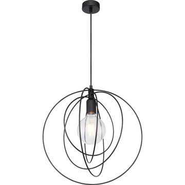 Lampe à suspension Sarini métal noir 1xE27