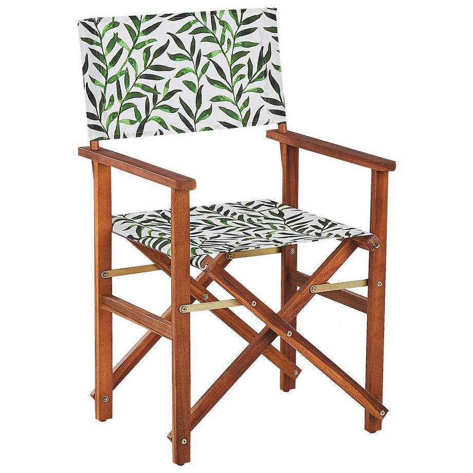 Beliani Set di 2 sedie da giardino en Tessuto Moderno CINE  