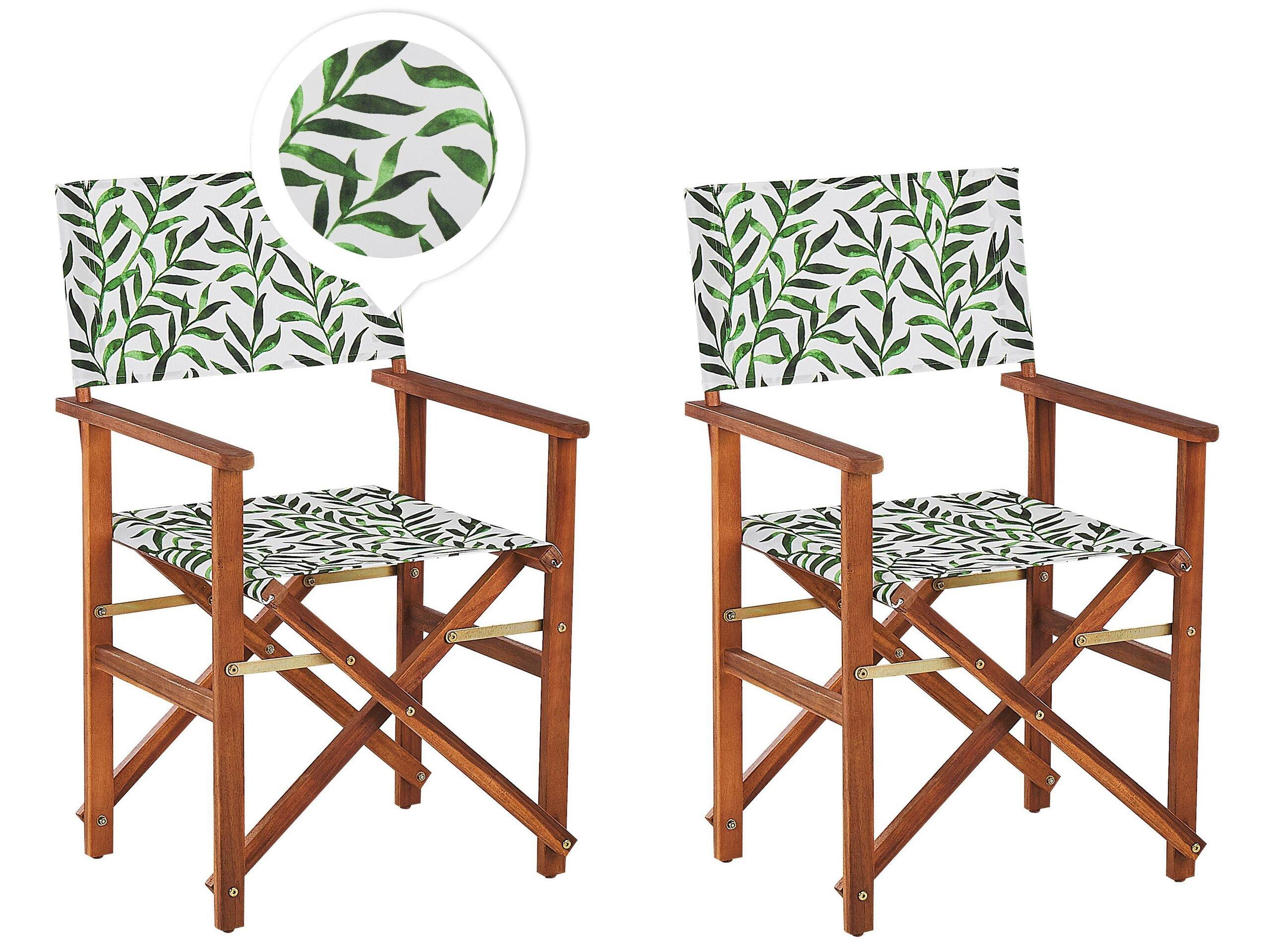 Beliani Lot de 2 chaises en Polyester Moderne CINE  