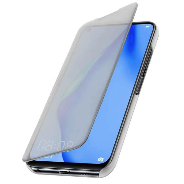 Avizar  Clear View Cover Huawei P40 Lite Silber 