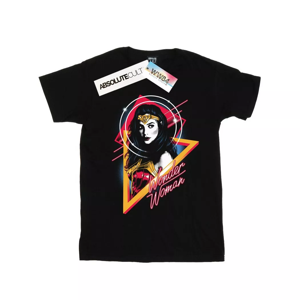 DC COMICS - 84 TShirt, für Damen, Schwarz, Größe XL