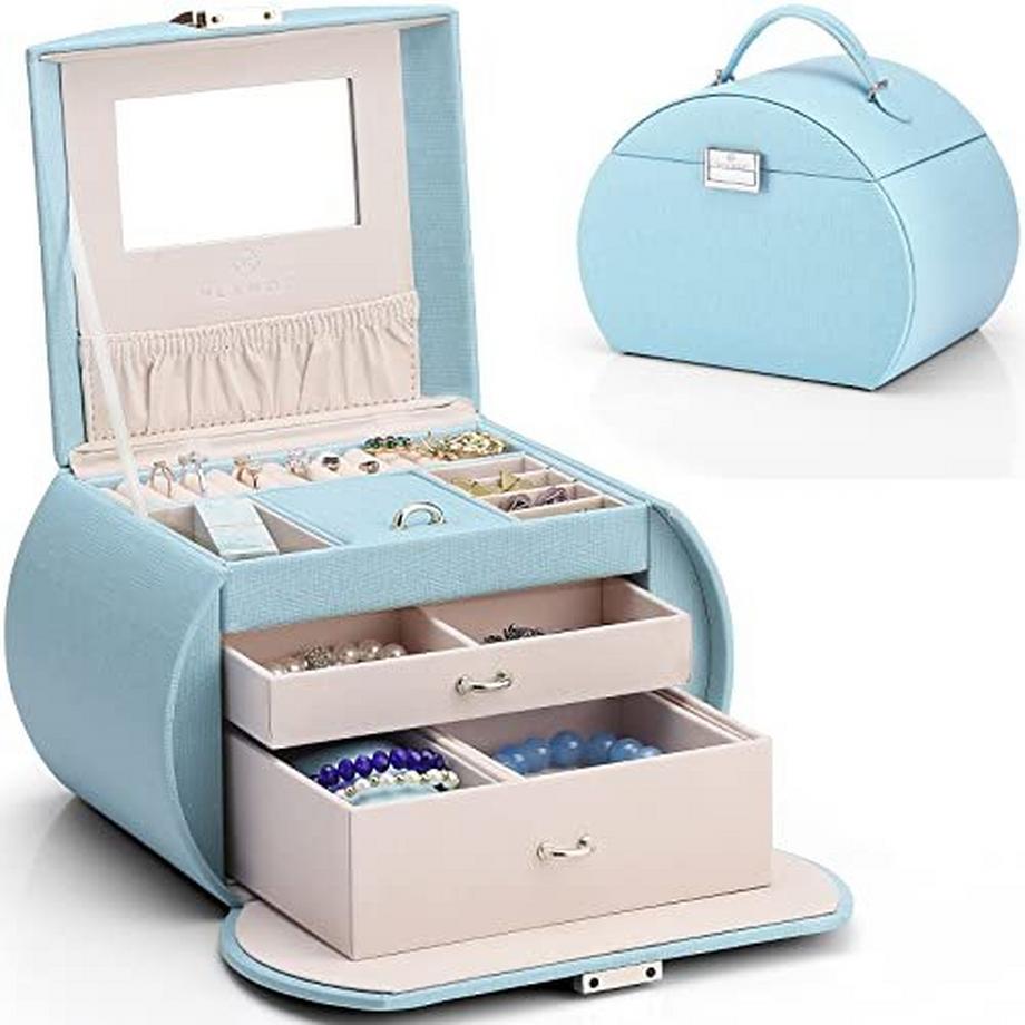 Only-bags.store  Schmuckkästchen mit Spiegelschubladen 