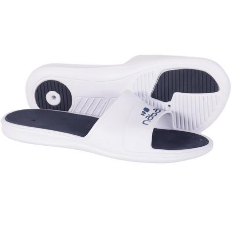 NABAIJI  Sandales De Piscine Homme - Slap 500 - Blanc Bleu 