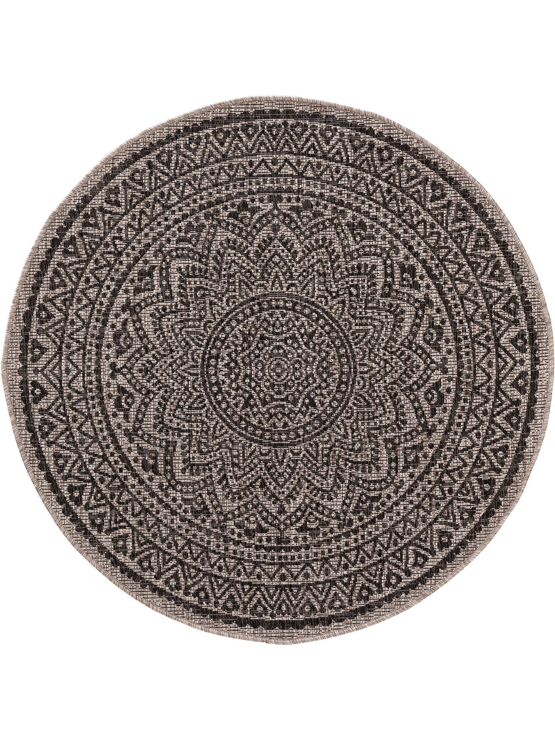 Image of In- & Outdoor-Teppich rund Cleo BeigeBraun In- & Outdoor-Teppich rund Cleo BeigeBraun