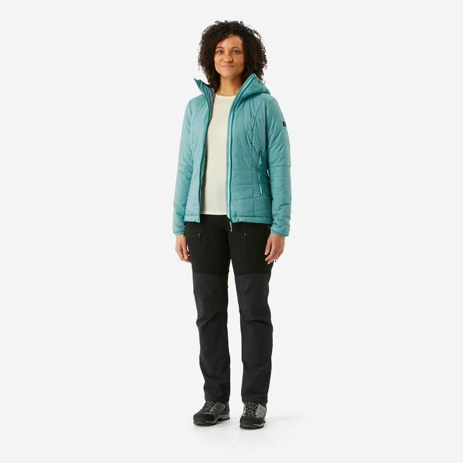 FORCLAZ MT100 Doudoune Capuche Trekking Montagne  