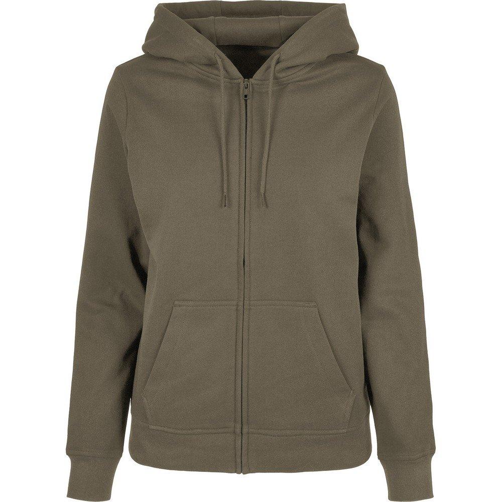 Build Your Own  Basic Hoodie mit durchgehendem Reißverschluss 