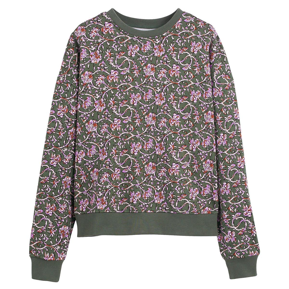 La Redoute Collections  Sweatshirt mit Blumenmuster 