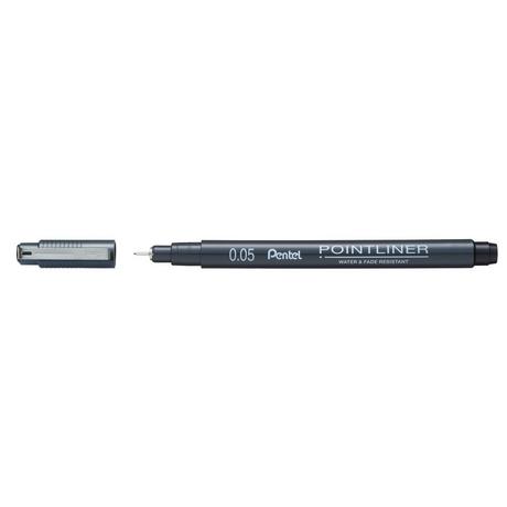 Pentel  Pentel Pointliner Nero Penna a sfera 12 pz 