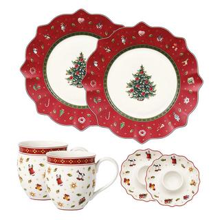 Villeroy&Boch Set da colazione rosso Motivo fantasia Toy's Delight  