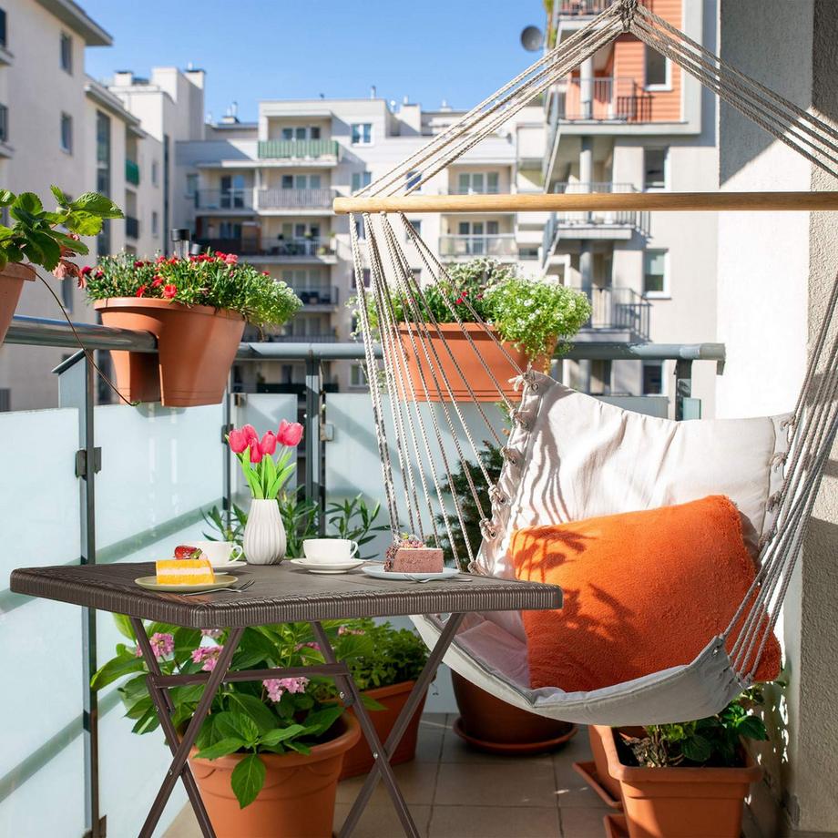 B2X Gartentisch in Holzoptik  