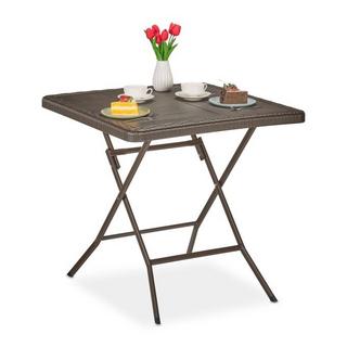 B2X Table de jardin aspect bois  