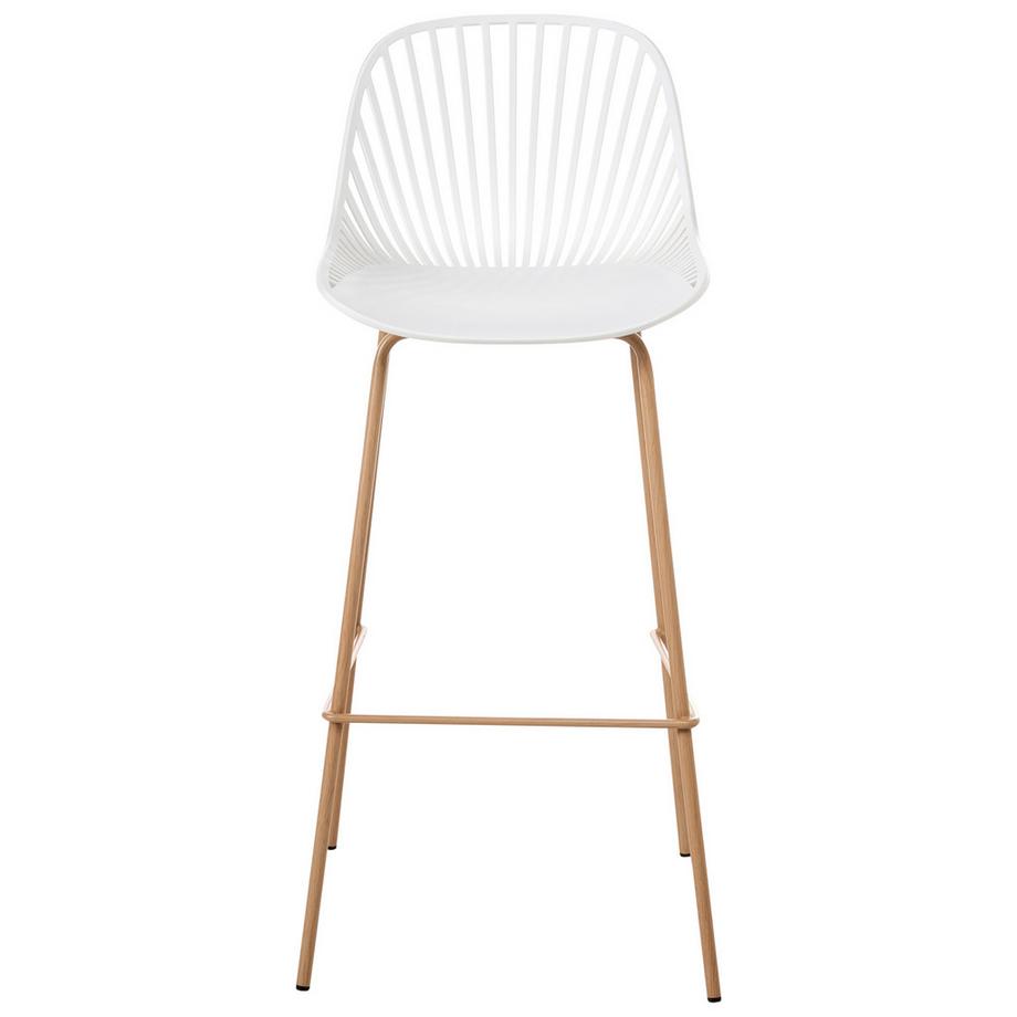 Beliani Set di 4 sedie alte en Materiale sintetico  KLEVE  