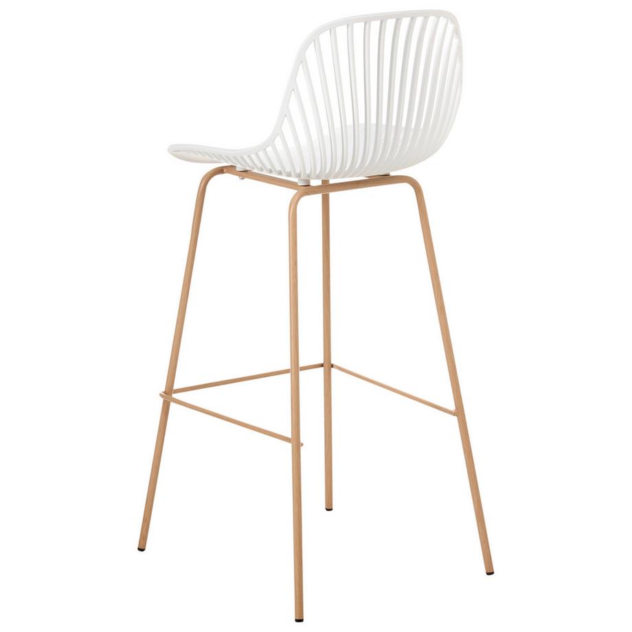 Beliani Set di 4 sedie alte en Materiale sintetico  KLEVE  