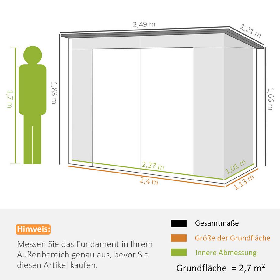 Outsunny Gerätehaus  