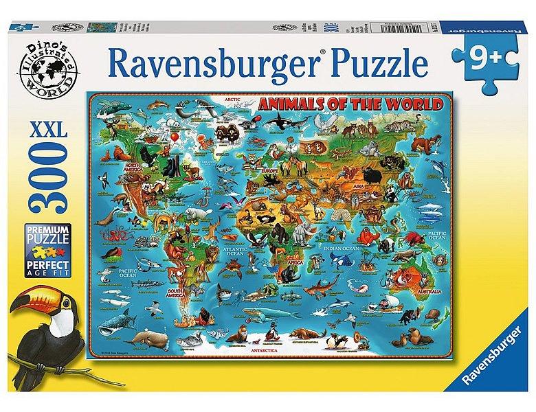Ravensburger  Ravensburger puzzel Dieren van de Wereld - 300 stukjes 