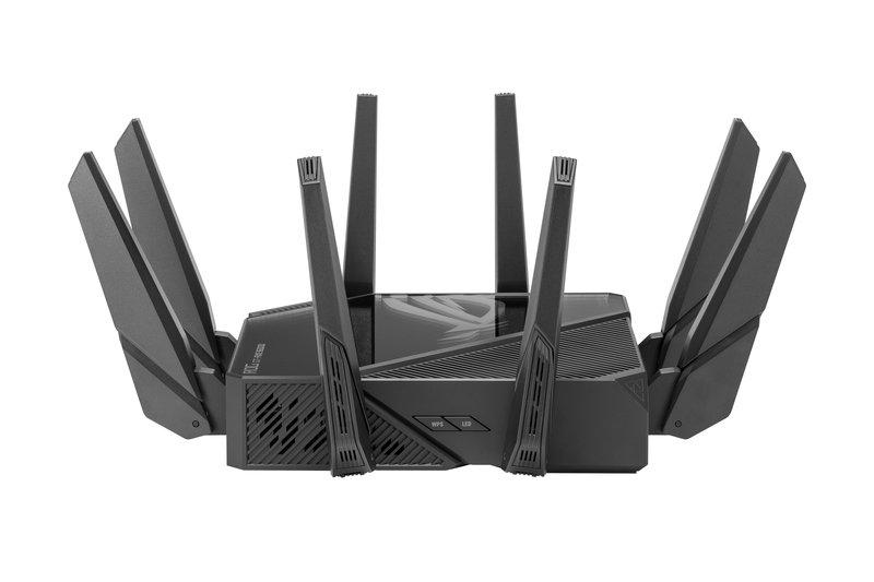 ASUS  ROG Rapture GT-AXE16000 router wireless 10 Gigabit Ethernet Tri-band (2,4 GHz/5 GHz/6 GHz) Nero 