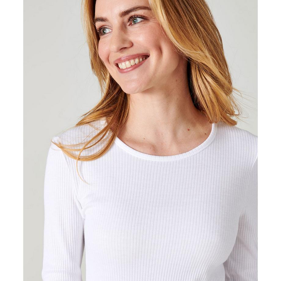Damart Tee-shirt Manches Longues Col Rond Thermolactyl Chaleur Intense 4  