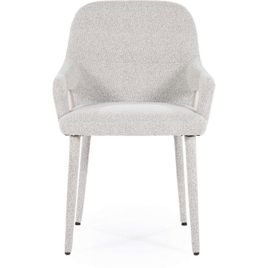 mutoni Chaise avec accoudoirs Fika beige  