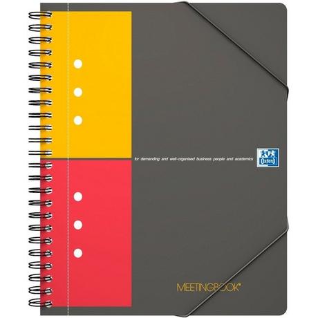 Oxford OXFORD Meetingbook A5+ 100102104 kariert 5mm, 80g 80 Blatt  