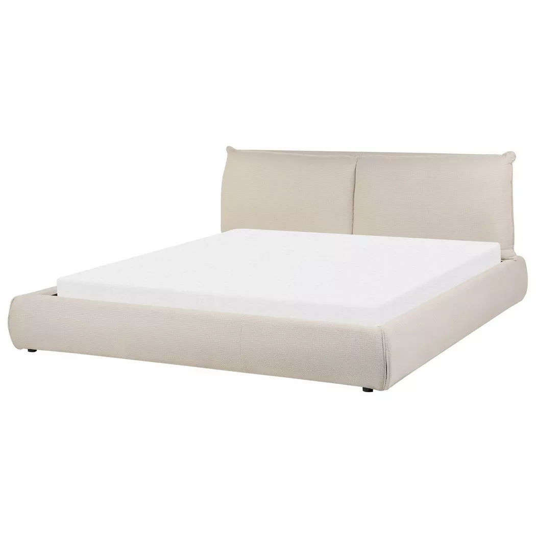 Beliani - Wasserbett aus Stoff  VINAY, Sand