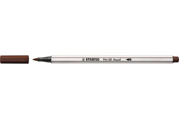 STABILO STABILO Fasermaler Pen 68 Brush 568/45 braun  