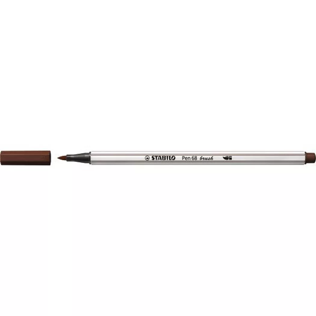 STABILO -  Fasermaler Pen 68 Brush 568/45 braun