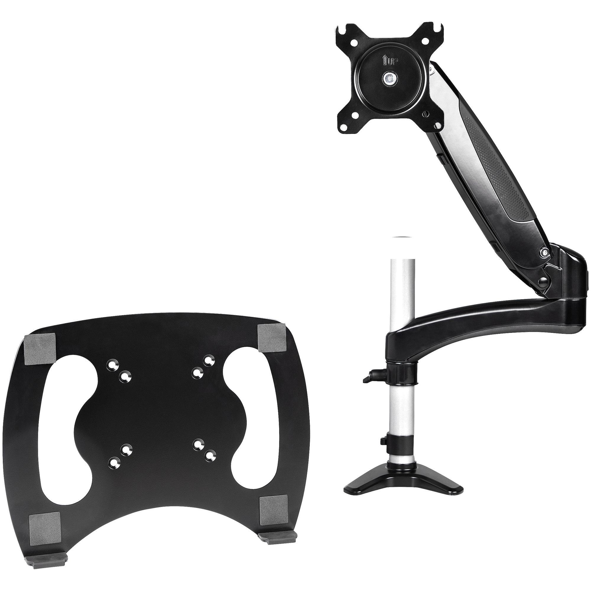 STARTECH.COM  Monitorhalter - Monitorarm - Full Motion Laptopständer für 34 Zoll Monitor - VESA Mount - Ergonomische Monitor Tischhalterung - Klemmbefestigung 