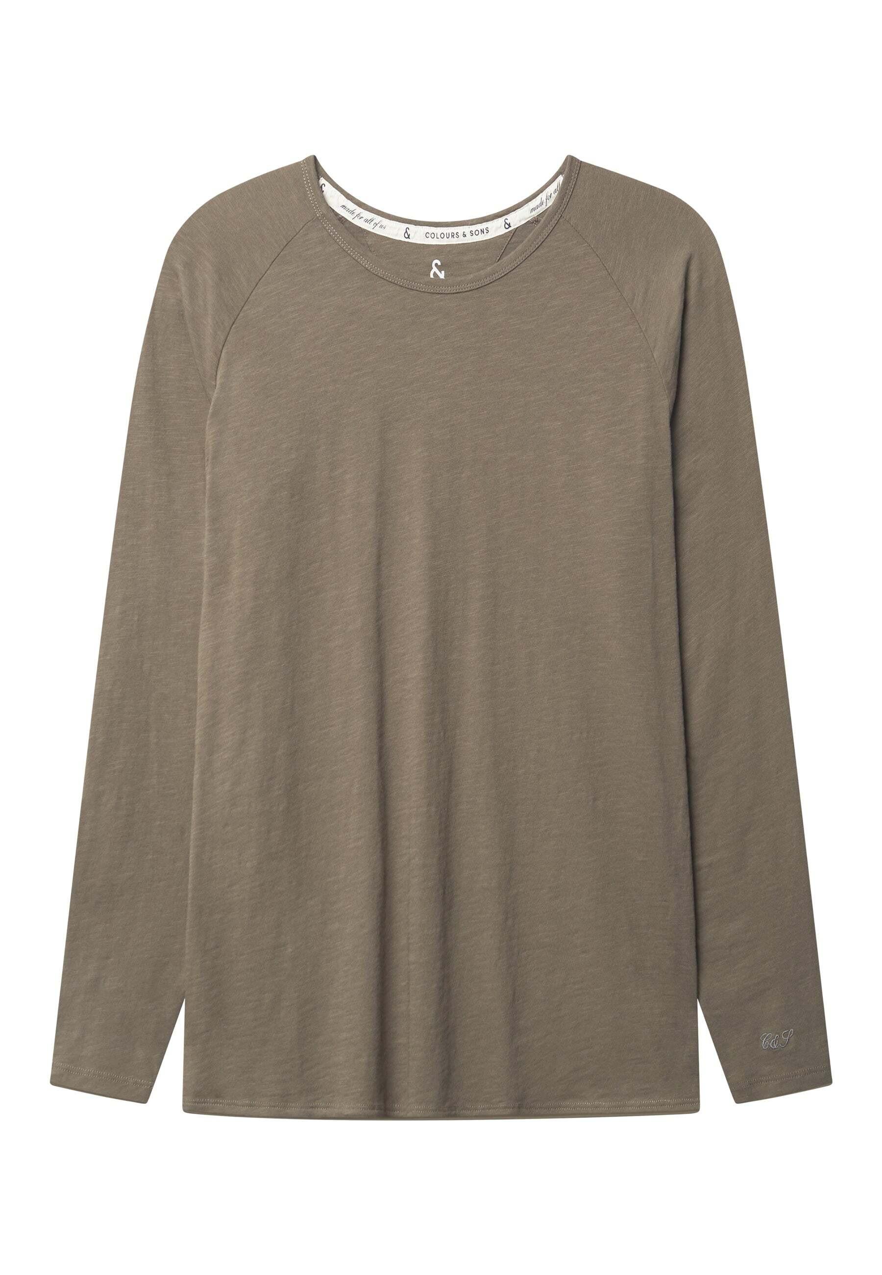 Colours & Sons  t-shirt à manches longues Longsleeve - Slub 