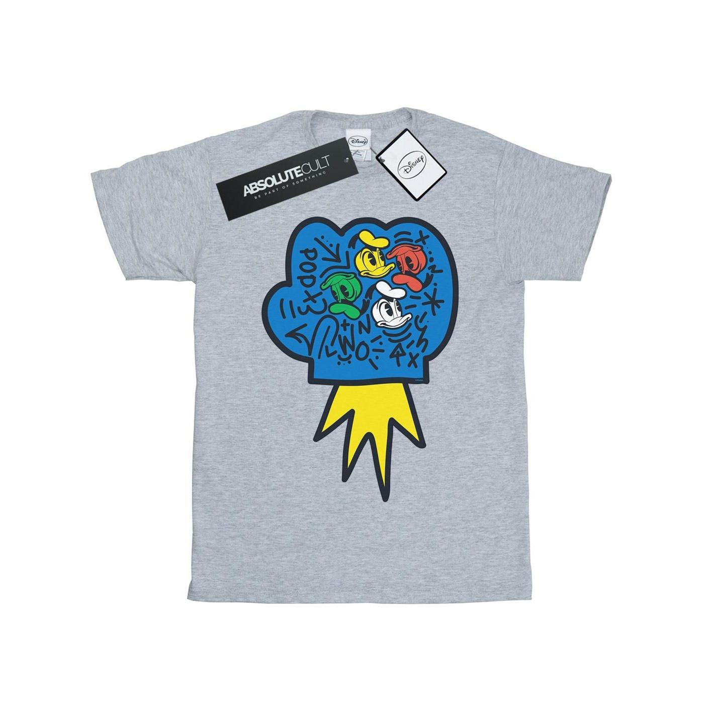 Image of Donald Duck Pop Fist Tshirt Mädchen Grau 140/146