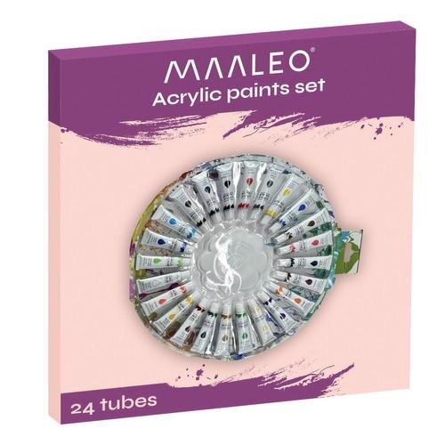 Maaleo Colori acrilici 12 ml - set da 24 Maaleo 24725  