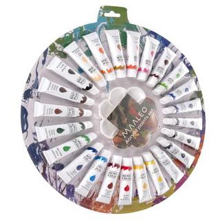 Maaleo Colori acrilici 12 ml - set da 24 Maaleo 24725  