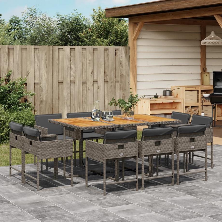 VidaXL Garten essgruppe poly-rattan  