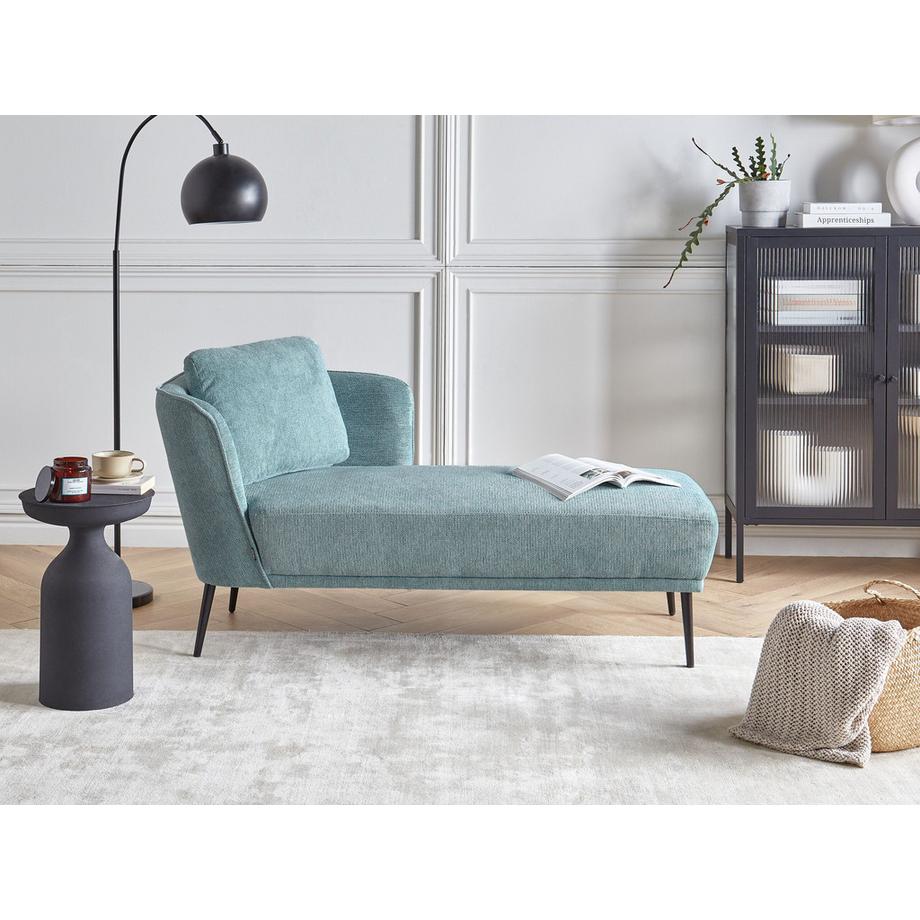 Beliani Linksseitige Chaiselongue aus Stoff  ARTHEZE  