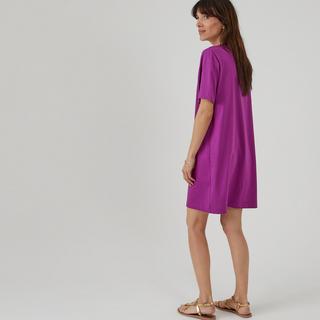 La Redoute Collections  T-Shirt-Kleid mit rundem Ausschnitt 