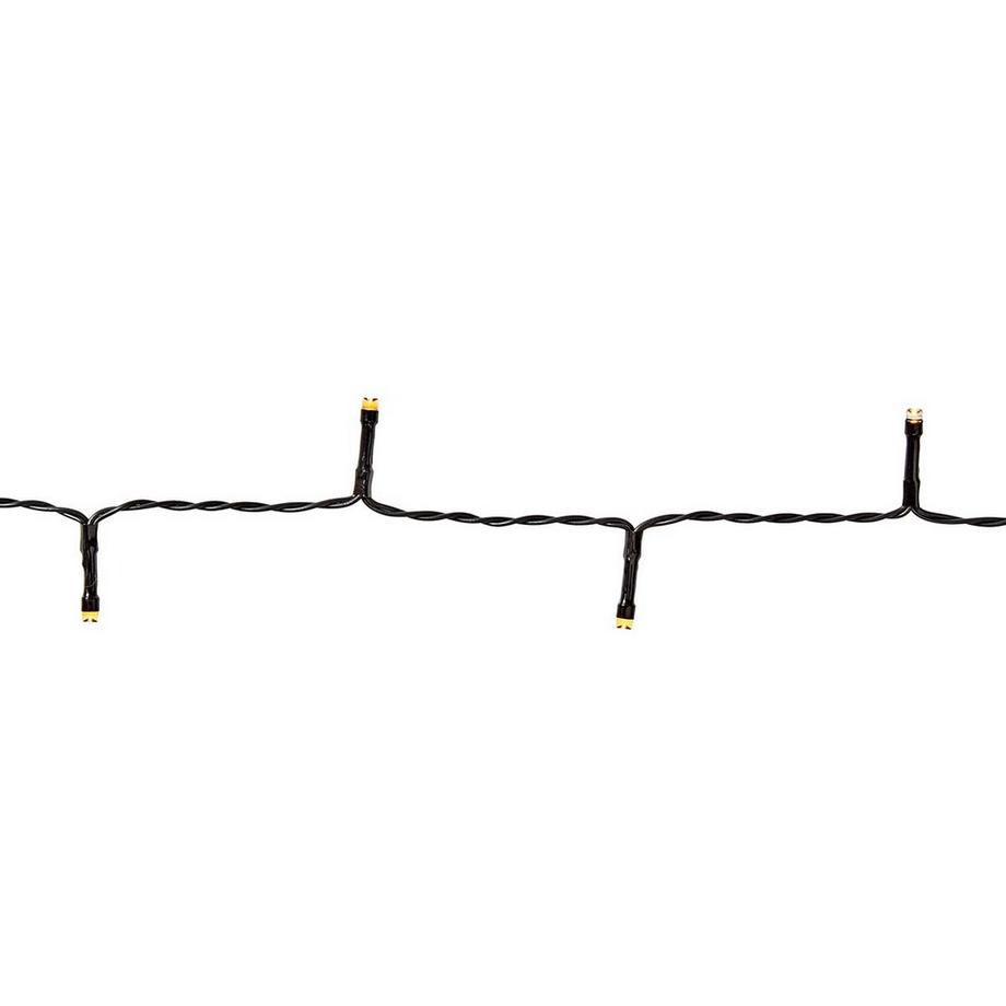 Nedis Lumières de Noël | Guirlande | 192 LED's | Blanc chaud | 14.40 m | Effets de lumière : 7 | Intérieur ou extérieur | Alimentée par piles  