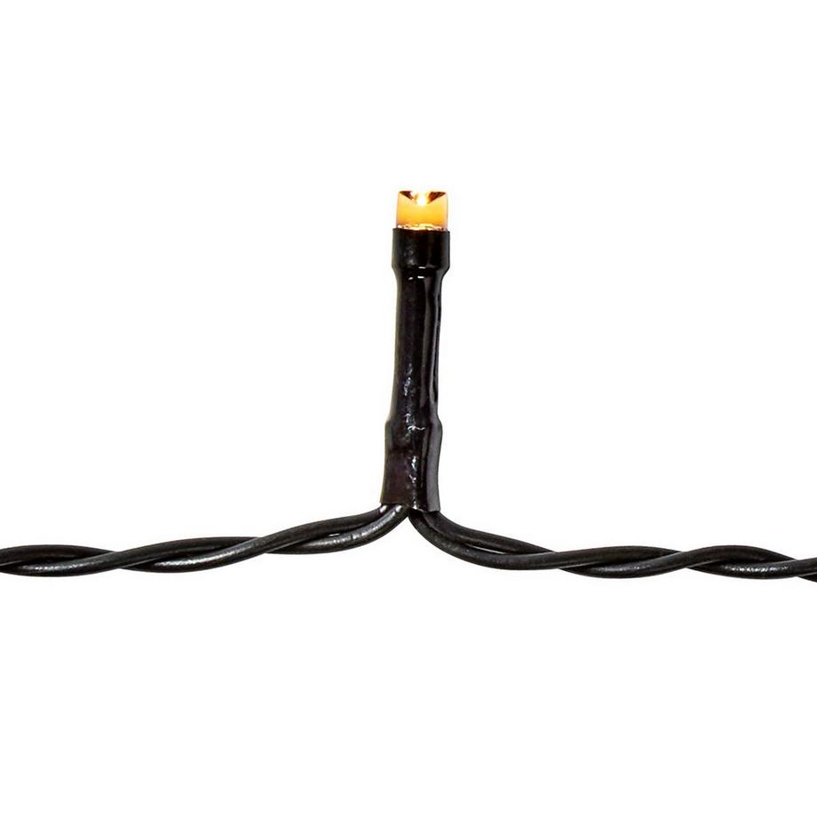 Nedis Lumières de Noël | Guirlande | 192 LED's | Blanc chaud | 14.40 m | Effets de lumière : 7 | Intérieur ou extérieur | Alimentée par piles  