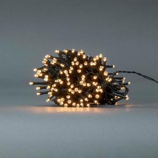Nedis Lumières de Noël | Guirlande | 192 LED's | Blanc chaud | 14.40 m | Effets de lumière : 7 | Intérieur ou extérieur | Alimentée par piles  
